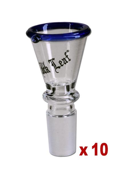 Black Leaf Glaskopf 18.8 mit blauem Rand